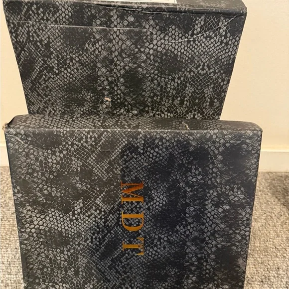 Checkered Brown Combat Boots by MDT Size 6 - Picture 6 of 8